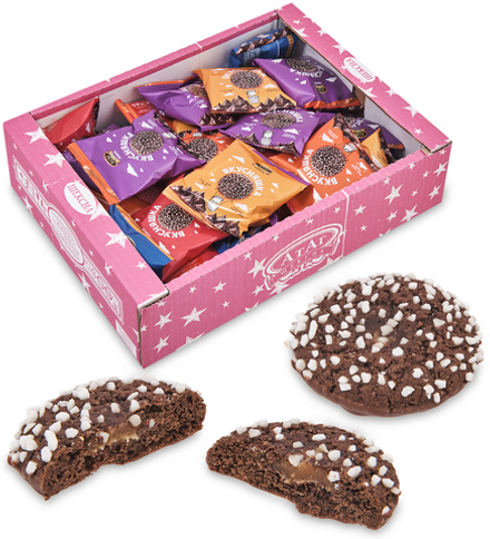 AT-84/5 Печенье сдобное в молочной глазури (сгущенка) «Вкусняшка» 1 кг