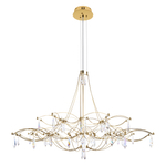 Подвесная светодиодная люстра Loft It Mira 10590/1000 Gold Asfour