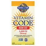 Garden of Life, Vitamin Code®, RAW D3™, 120 вегетарианских капсул