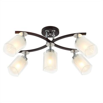 Люстра потолочная CL156152 венге/хром Фортуна Citilux