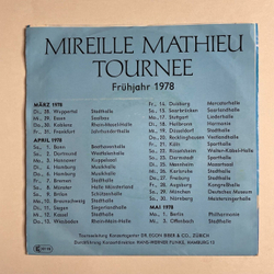 Винтажная виниловая пластинка LP Mireille Mathieu Santa Maria (Germany 1978) 7 дюймов, 45 RPM, Single