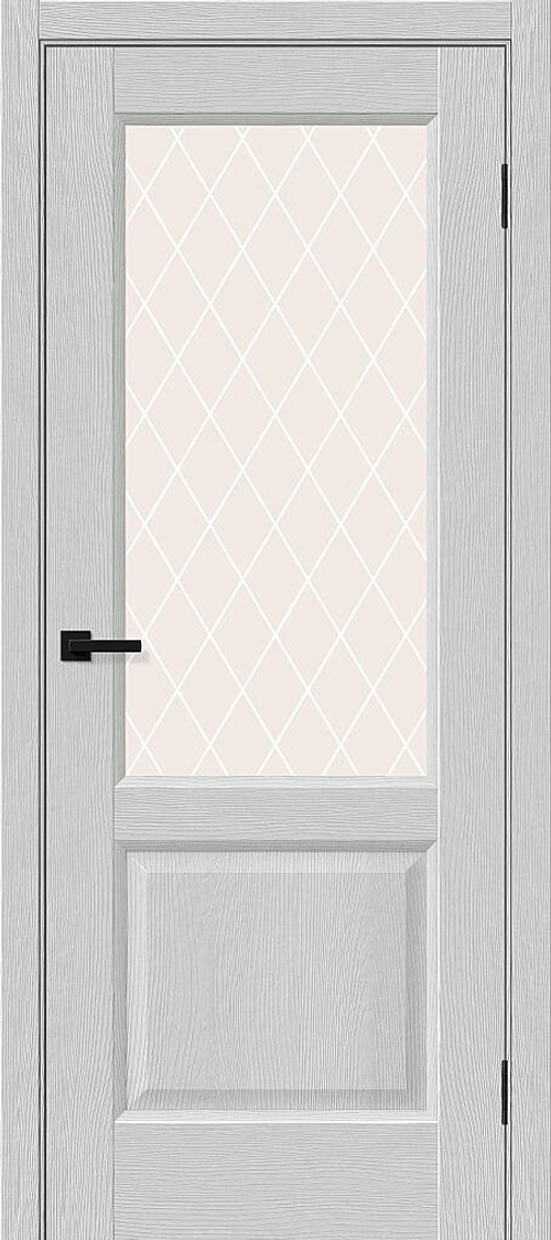 Неоклассик-33 Grey Wood White Сrystal 200*90