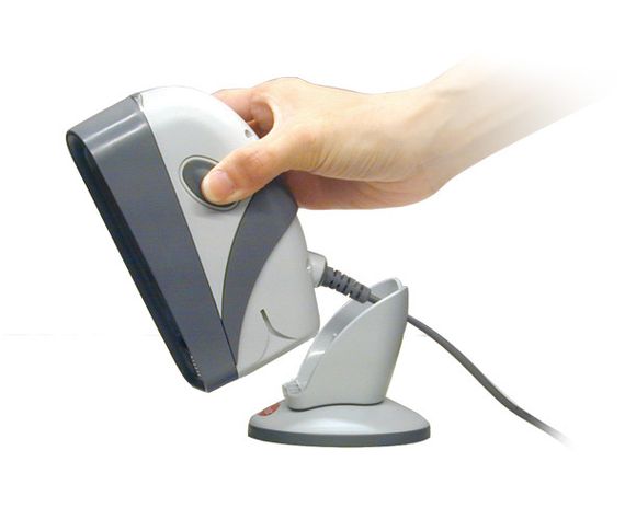 Сканер штрих-кода Zebex Z-6070 лаз., бел, USB KIT: каб, подставка, БП, арт. 886-7000UB-E00