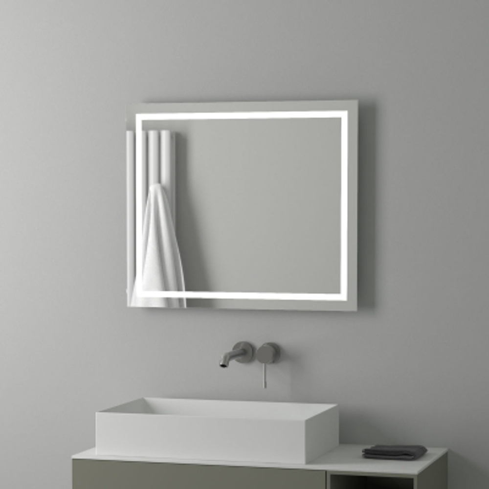 Зеркало Evoform со встроенным LED-светильником 22 W 70х60 см Без выключателя