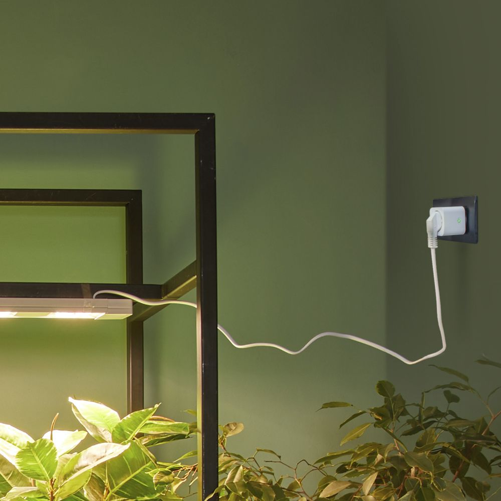 USH-A101 1G-WF WHITE Умная розетка Wi-Fi. 16A. До 3680Вт. Голосовое управление+приложение UnielSmart. TM Uniel