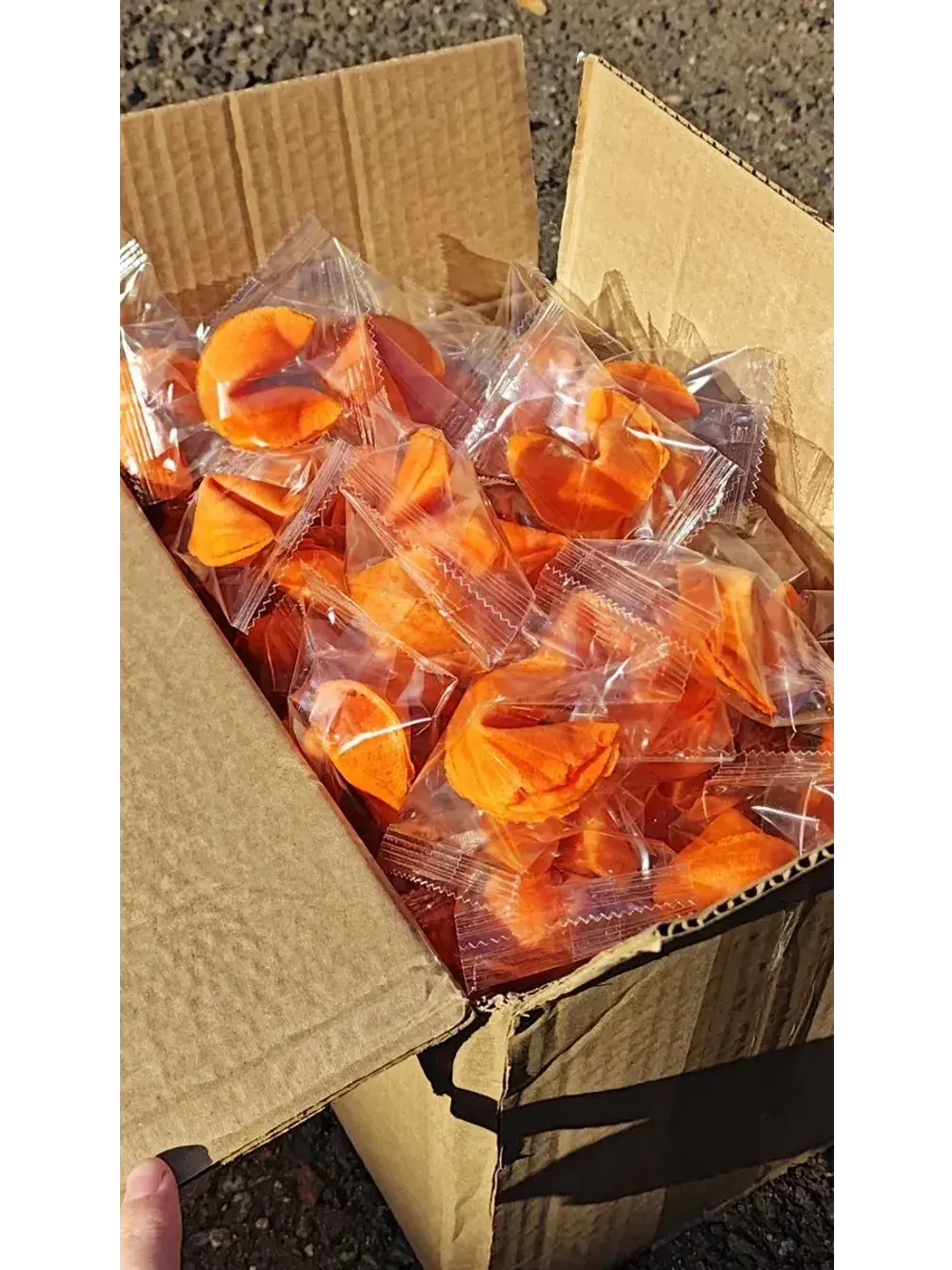 Печенье с предсказаниями оранжевые, 300 шт.