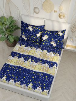 Простынь  бязь Сказка "Зимняя сказка" 150x215 см