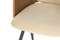 Полубарный стул Dune 65 см, бежевая экокожа, спинка орех