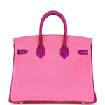 Сумка по специальному заказу с палладиевой фурнитурой Hermès Birkin 25 Special Order