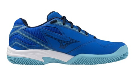 Мужские кроссовки теннисные Mizuno Break Shot 4 CC - небесный