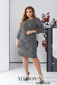 Платье 24-03-Черный Minova