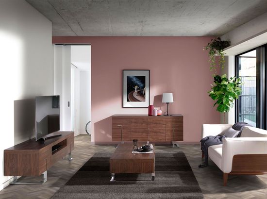 Тумба под ТВ MF2103TV /3222 из ореха и хромированной стали