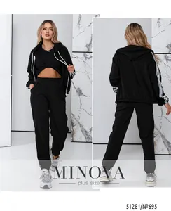 Костюм 695-черный Minova