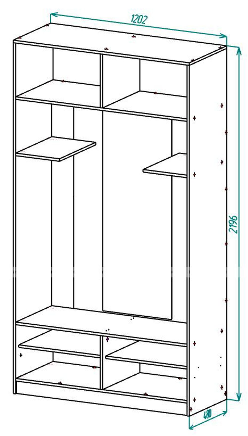 Прихожая СОФИЯ-7 вешалка