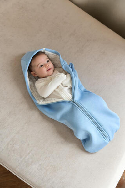 Кокон с капюшоном Cosy (голубой)