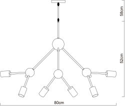 Подвесная люстра Arte Lamp