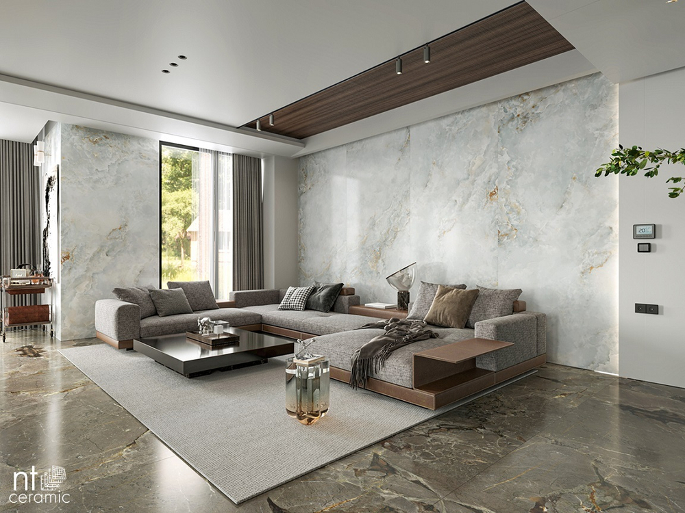 NT CERAMIC. Керамогранит Atlas Home Orobico Brown 270*120 Лаппатированный