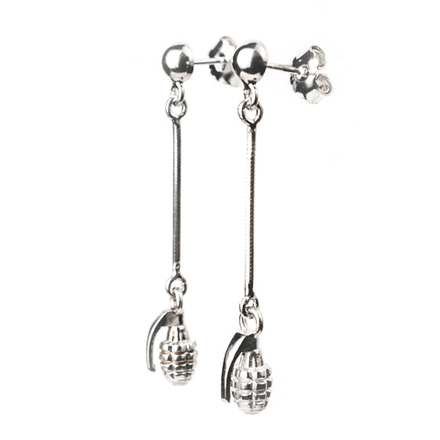 Серьга-подвеска "Просто бомба"