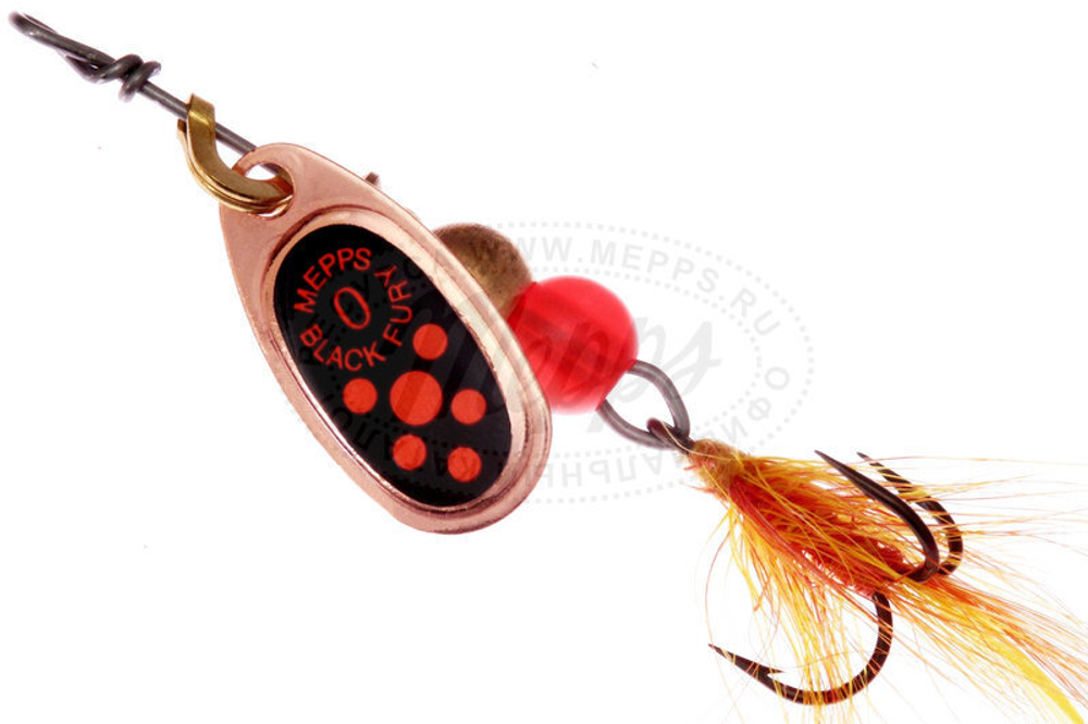 Mepps COMET BLACK FURY MOUCHE
