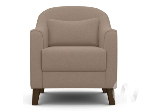 Кресло отдыха Комфорт-4 (орех лак/SENSEY LATTE)