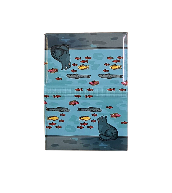 Обложка для транспортной карты "Ловись рыбка" увеличенная