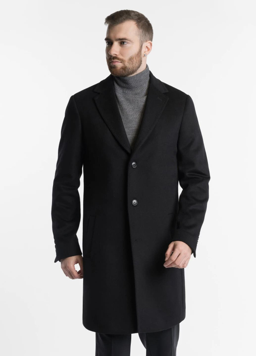 Мужское пальто (черное) Н8