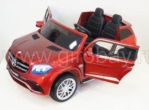 Детский электромобиль River Toys MERCEDES-BENZ GLS63 4WD красный