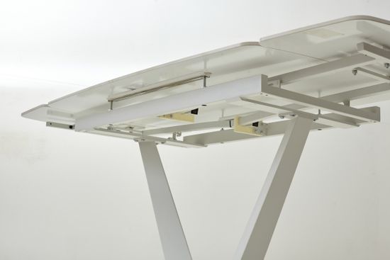 Стол ALATRI 120 GLOSS STATUARIO WHITE SOLID CERAMIC/WHITE