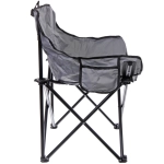 Кресло складное до 100 кг TJ-2000, 60*46*70 см, цвет: серый