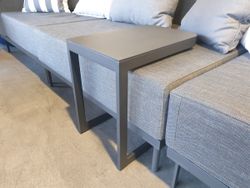 Visby, столик антрацит, алюминий