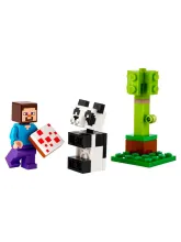 Конструктор Minecraft 30672 Стив и малышка Панда