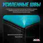 Надувная подушка «FlexAir» для гимнастики и батутных центров, 4×2,5×0,7 м