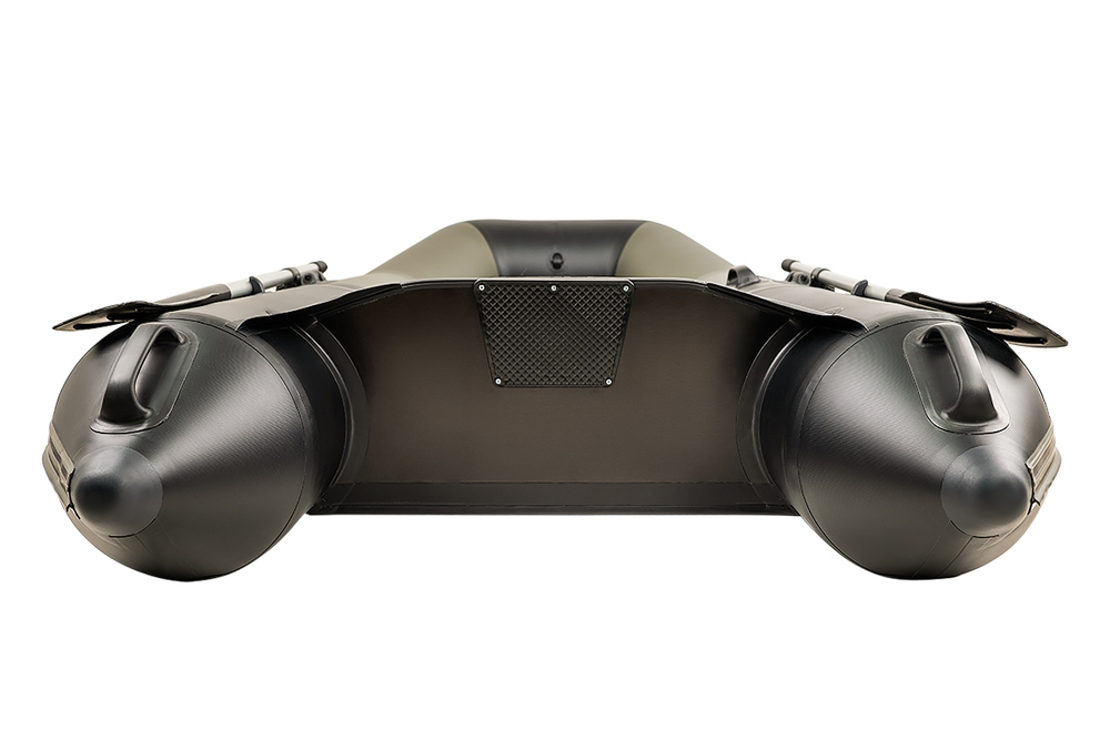 Броня-280 хаки-черный (лодка ПВХ под мотор с усилением)