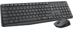 Клавиатура Logitech MK235 Wireless Combo черный