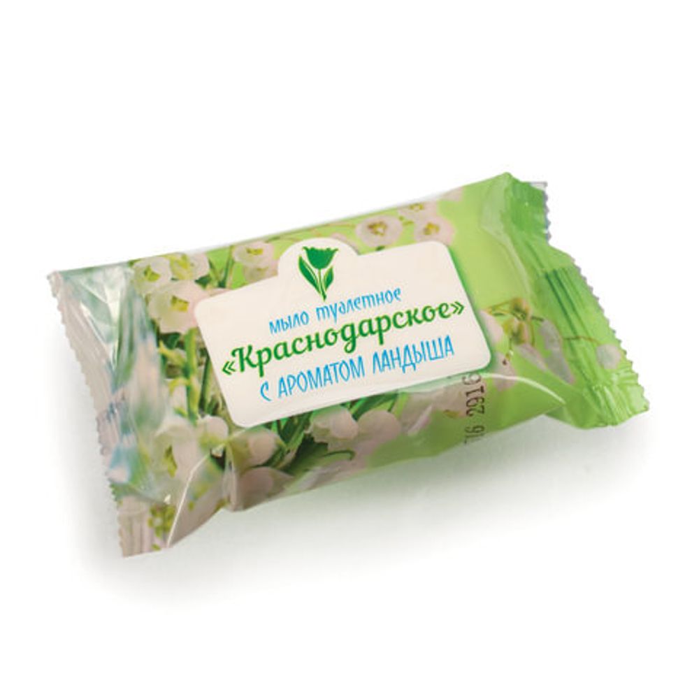 Мыло туалетное 100 г КРАСНОДАРСКОЕ (Меридиан), "Ландыш"