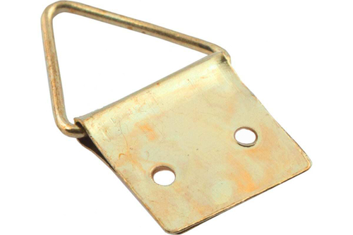 ПЕТЛЯ Д/КАРТИНЫ СТРОЙБАТ 18Х28ММ ЛАТУНИРОВАН 7ШТ 24891