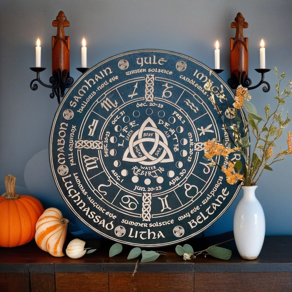 Колесо года «Триксель» для украшения алтаря