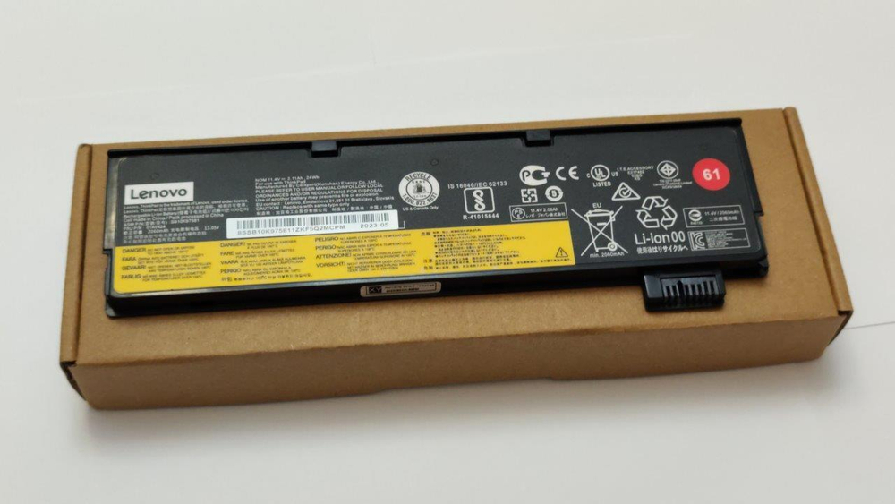 Аккумлятор для Lenovo T480  2.11Ah