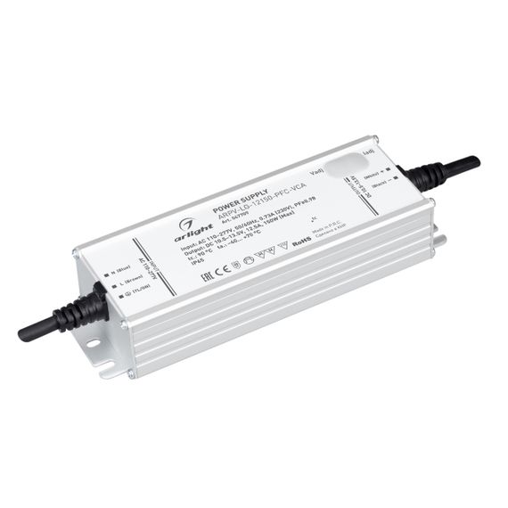 Блок питания ARPV-LG-12150-PFC-VCA (10.5-13.5V, 12.5A, 150W) Arlight 047709