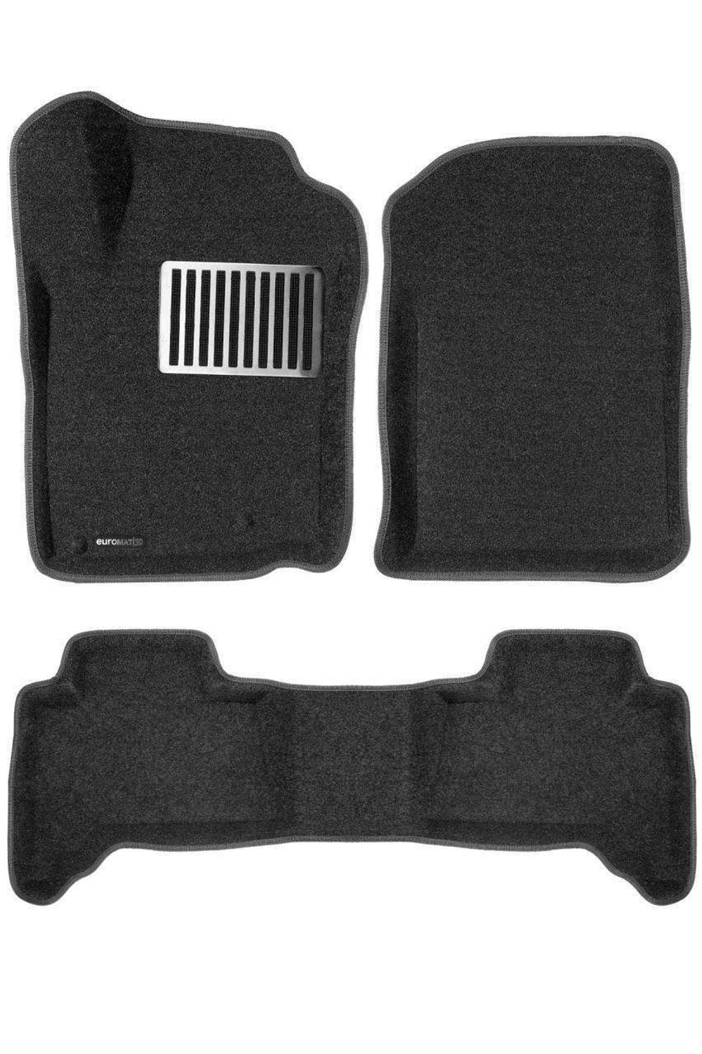 Коврики салона для TOYOTA LС Prado 150 (2010-2012)/LEXUS GX460 (2010-2012) Euromat 3D Lux черные. Арт. EM3D-005115