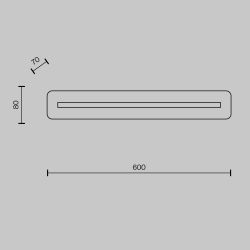 Светильник настенный светодиодный Maytoni   MOD366WL-L14BS3K