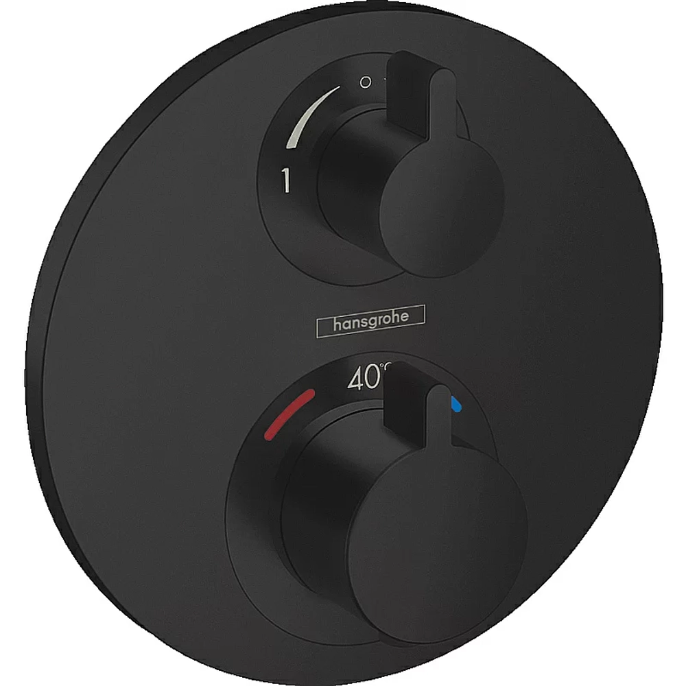 Смеситель для душа Hansgrohe Ecostat S 15758670 черный матовый