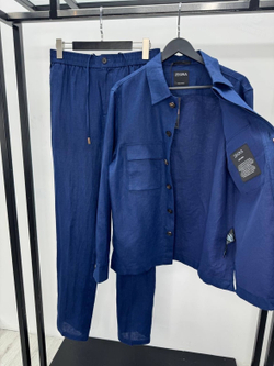 Льняной костюм Ermenegildo Zegna