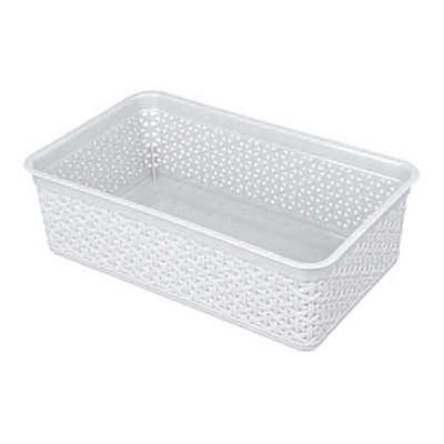 Корзинка универсальная "Wenge" 2,25л, 257х158х80 мм (светло-серый)