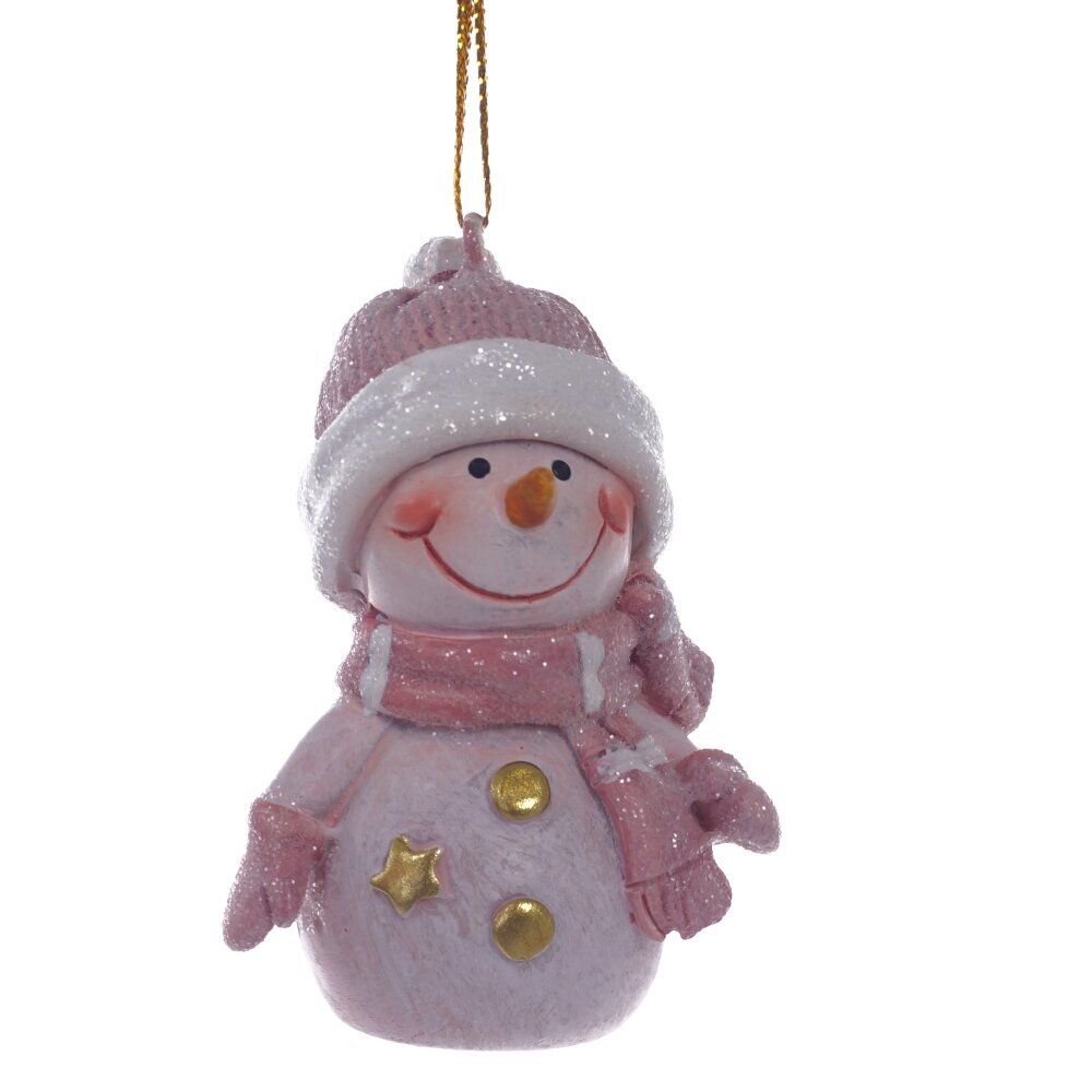 GAEM Фигурка декоративная подвесная "Снеговик", L4 W3 H6 см, 2в.