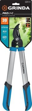 GRINDA PL-460, длина 460 мм, лезвия из высокоуглеродистой закаленной стали, алюминиевые рукоятки, малый плоскостной сучкорез, PROLine (424518)