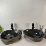 Раковина из речного камня ПАРА! RS-35363 47*40*14 0865
