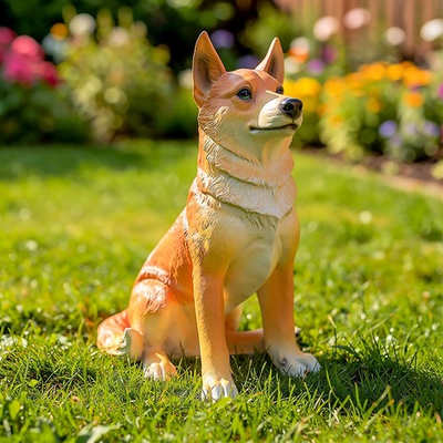 Фигура садовая "Собака" 40*23см, полистоун "Inbloom"