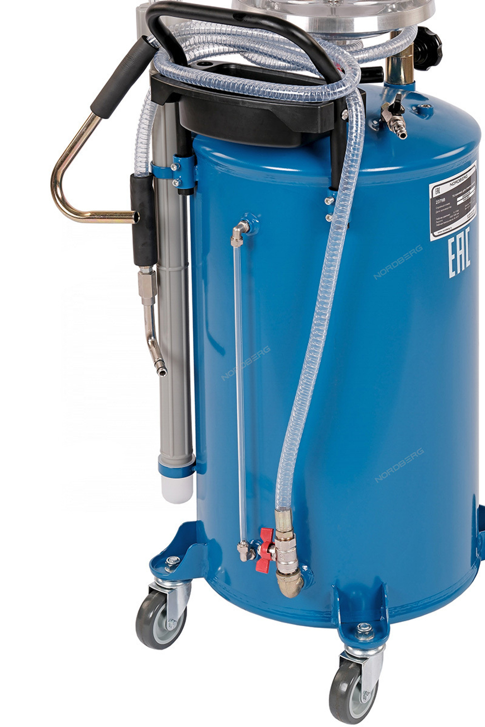 NORDBERG (2379B) Установка для сбора масла пневматическая, 65 л, синяя