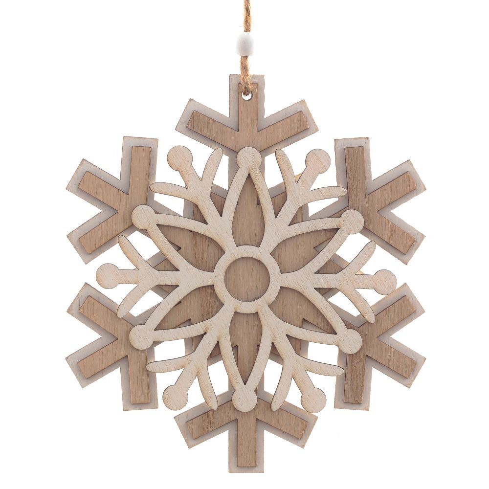 GAEM Украшение новогоднее "Снежинка", L15 W0,5 H16 см, 3в.